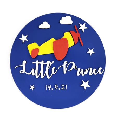Personalized Kids Aeroplane Nameplate-image-21