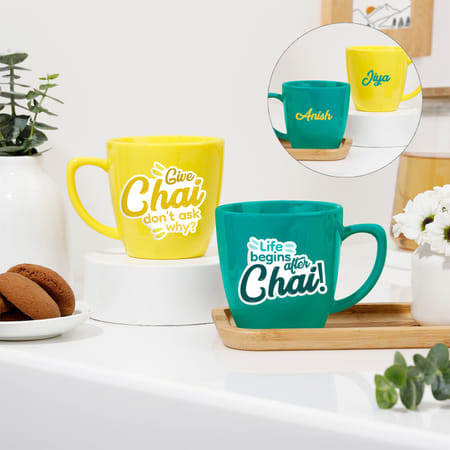 Personalized Life And Chai Cups - Set Of 2-picture-13
