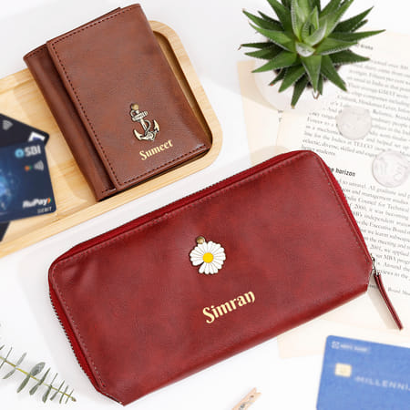 Personalized Love And Charm Wallet Combo For Couple-picture-22