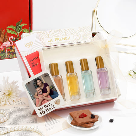 Personalized Love And Fragrance Hamper For Mom