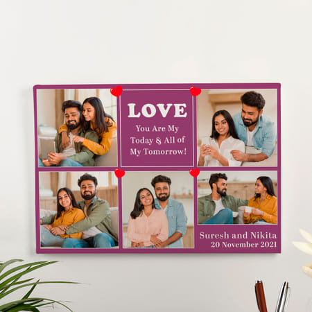 Personalized Love Canvas Photo Frame-picture-40