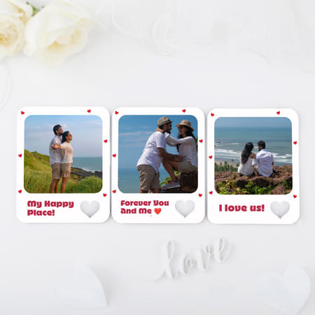 Personalized Love Story Fridge Magnet Trio-picture-21