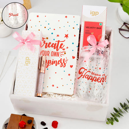 Personalized Make It Happen Hamper For Her-picture-12