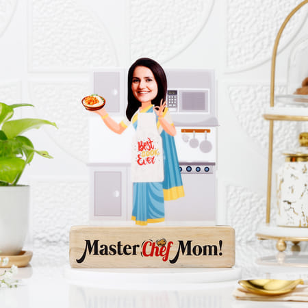 Personalized Master Chef Mom Caricature-picture-12