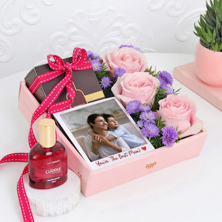 Personalized Mom's Scented Bliss Arrangement-image-3