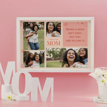Mom Best Friend Gift, Mothers Day Gift, Mom Photo Frame, Mom Best Friend  Frame, Mom Picture Frame, Wood Mom Frame, Mom Gifts From Daughter 