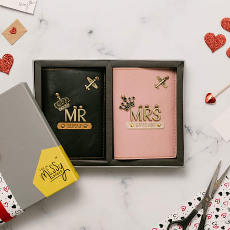 Personalized Mr. And Mrs. Passport Cover Combo-picture-15