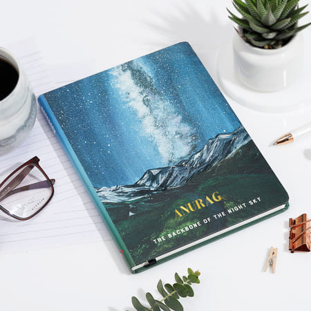 Personalized Night Sky And Mountaints Diary-image-22