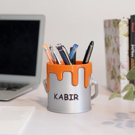 Personalized Paint Bucket Pen Stand-picture-38