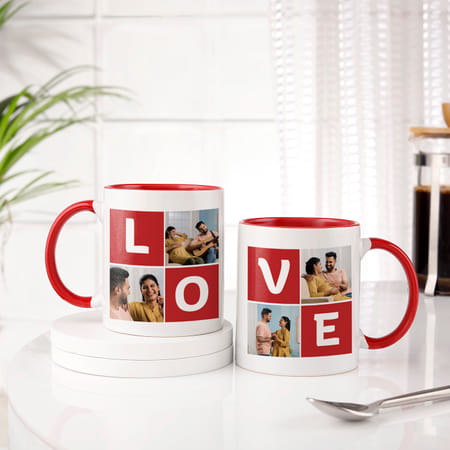 Personalized Picture Perfect Love Mugs - Set Of 2-picture-11