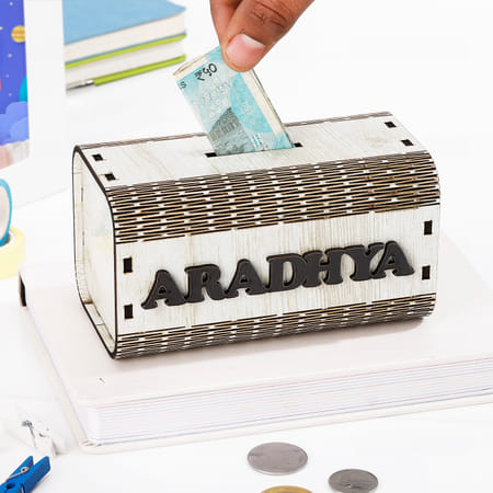 Personalized Rectangle Wooden Piggy Bank-picture-38