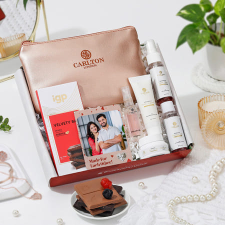 Personalized Rose Gold Radiance Anniversary Hamper-picture-27