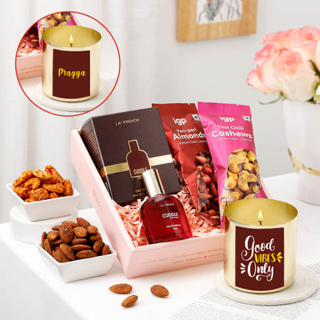 Personalized Soothing Paradise Hamper For Women-picture-52