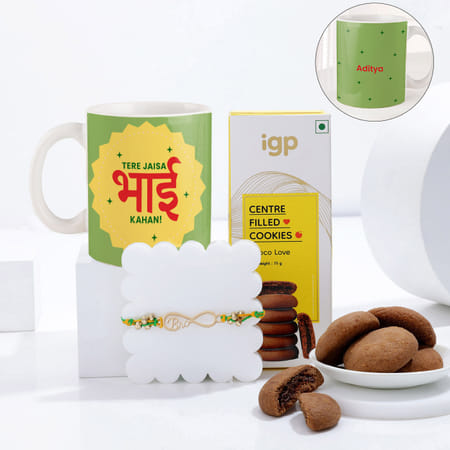 Personalized Tere Jaisa Bhai Raksha Bandhan Hamper-image-20
