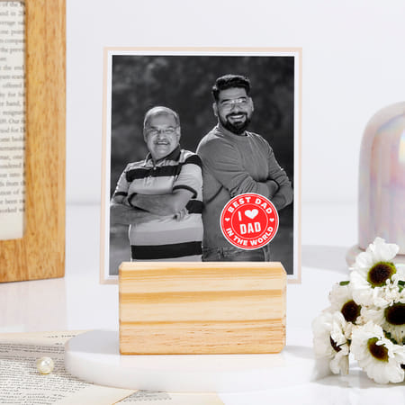 Personalized Thank You Dad Wooden Base Frame-picture-30