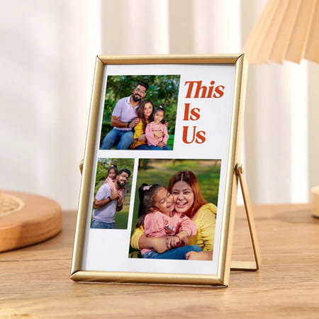 Personalized This Is Us Gold Family Photo Frame-picture-33