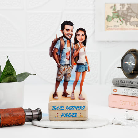 Personalized Travel Partner Forever Caricature-picture-36