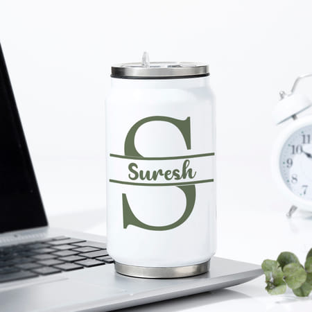 Personalized White Can Tumbler For Dad-picture-33