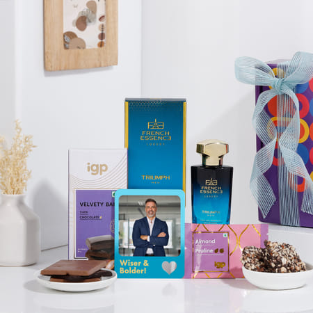 Personalized Wiser And Bolder Gift Set