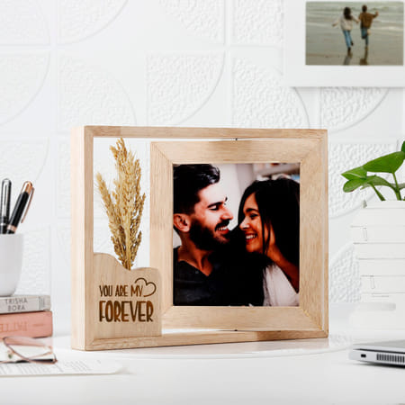 Personalized You Are My Forever Flower Frame-picture-17