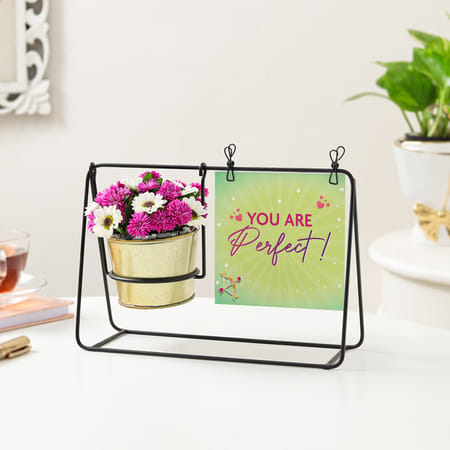 Personalized You Are Perfect  Swing Planter-picture-38