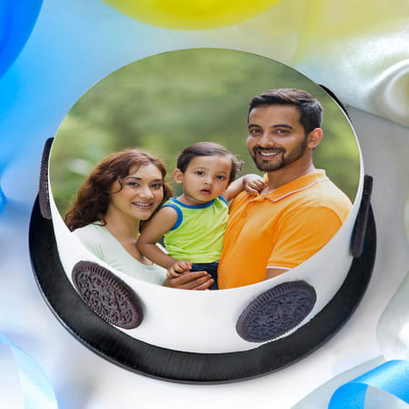 Photo Cake for Family (Half Kg)