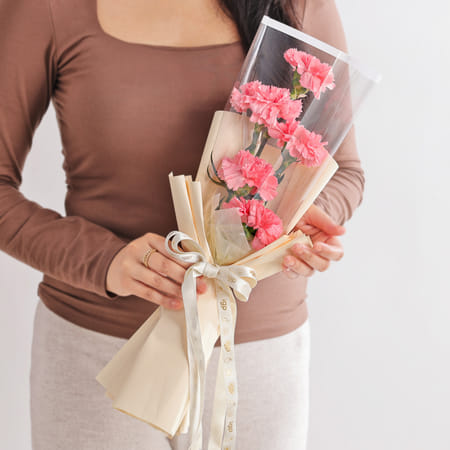 Pink Carnation Charm Bouquet