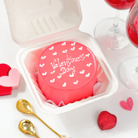 Pink Love Valentines Day Cake 200 Gms-image-14