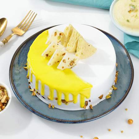 Pistachio Crunch Rasmalai Cake-picture-36