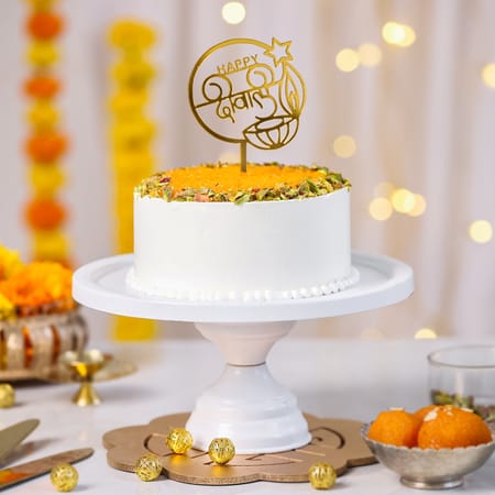 Pistachio & Motichoor Fusion Cake (300 Gm)-image-19