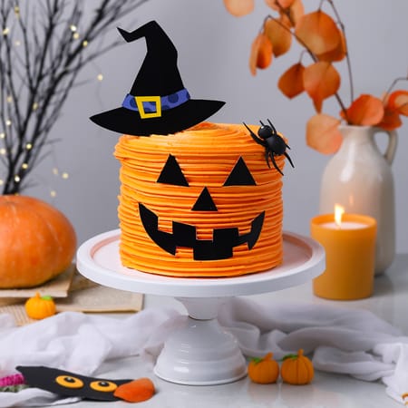 Pumpkin Charm Halloween Cake (750 Gm)-picture-15