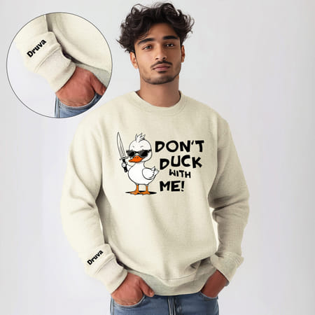 Quirky Comfort Personalized Unisex Sweatshirt - L-image-25