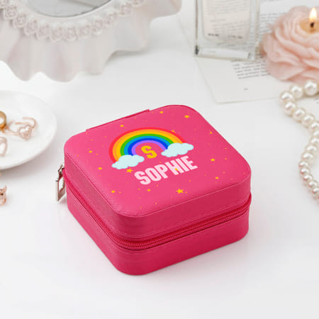 Radiant Pink Personalized Jewellery Organizer-picture-12