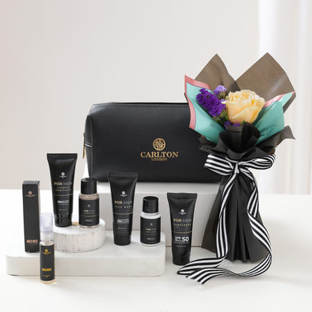 Rejuvenating Men's Personal Care Kit With Bouquet-image-35