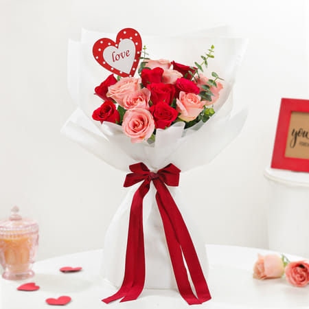Romantic Symphony Valentine Bouquet-image-3