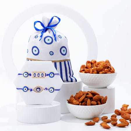 Scrumptious Evil-Eye Rakhi Combo - Set Of 2-picture-18