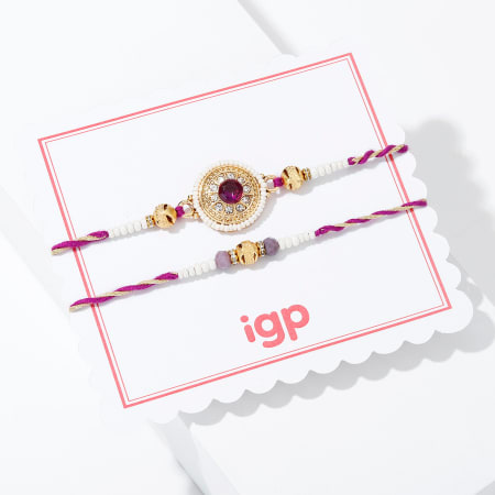 Semi-precious stone rakhis