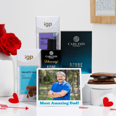 Sensory Charm 50 Ml Azure Perfume Anniversary Hamper For Him-image-13