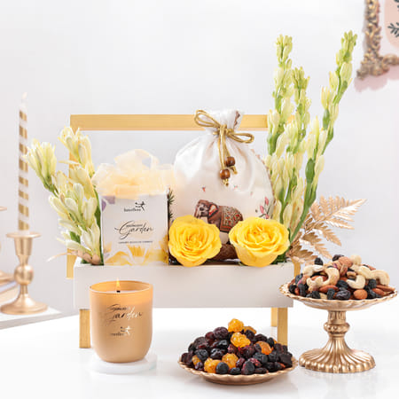 Serene Felicity White Tray Diwali Hamper-image-22