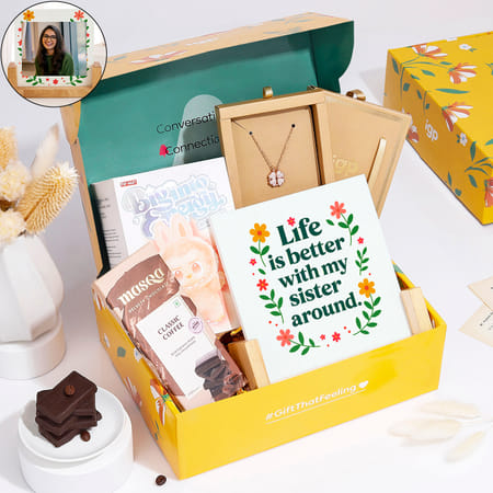 Sibling Love Personalized Gift Hamper For Sister-image-24