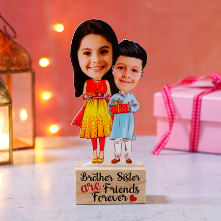 Siblings Are Friends Forever Personalized Caricature-picture-12