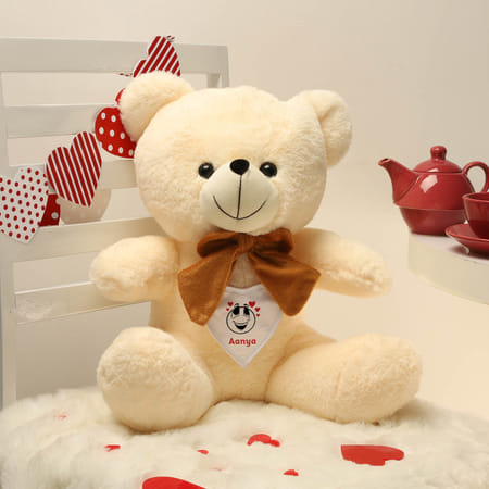smiley teddy bear