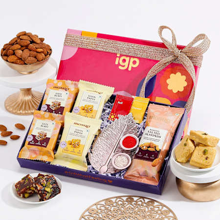 Soan Papdi And Date Barfi Bhai Dooj Hamper-picture-10