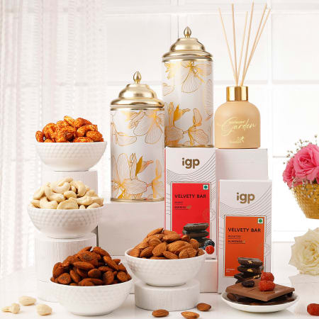 Soothing Vibes And Gourmet Bliss Hamper-picture-14