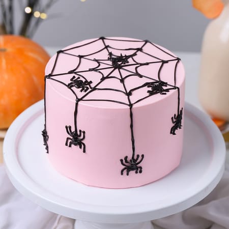 Spooky Web Halloween Cake-picture-18