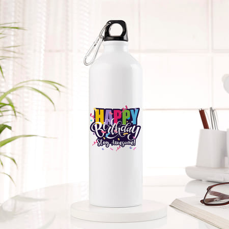 Stay Awesome Personalized Birthday Water Bottle-picture-18
