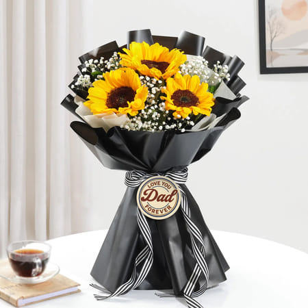 Sunflower Charm Father's Day Bouquet-picture-36