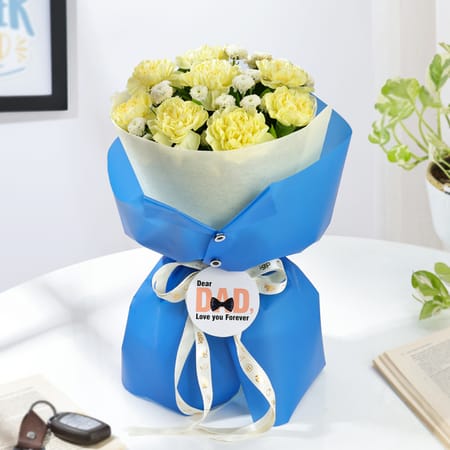Sunny Blooms Bouquet For Dad-picture-39