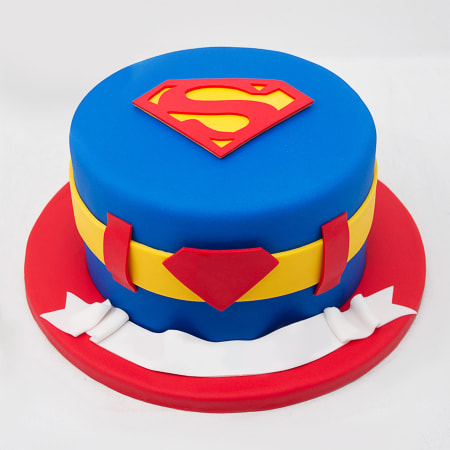 Order Superman Cake 1 5 Kg Online At Best Price Free Delivery Igp Cakes