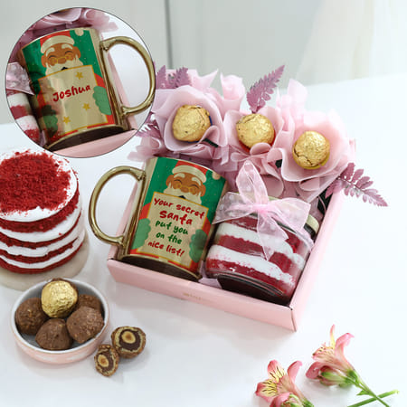 Sweet Delight Personalized Secret Santa Hamper-image-9